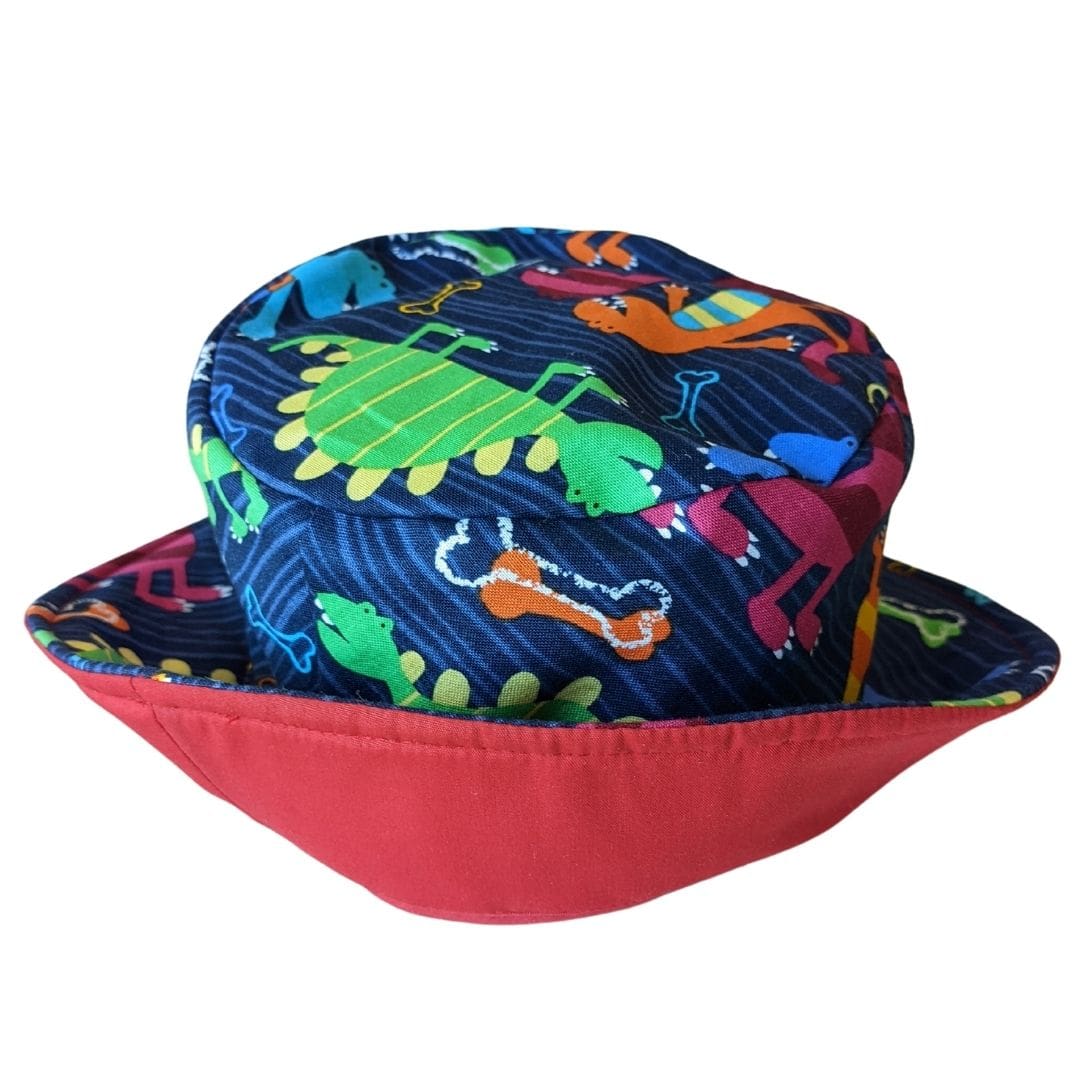 Dino Print Kids Sun Hat