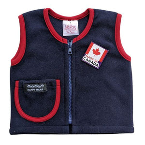 Vest with train patch